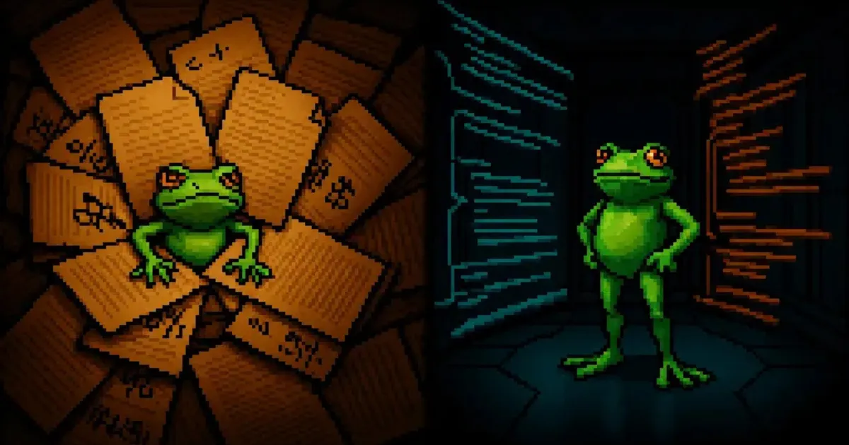 Before and after — messy document vs clean Markdown